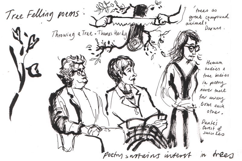 Drawing by Henny Beaumont, inspired by Catherine's talk
