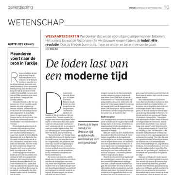 Screenshot of article from Dutch newspaper